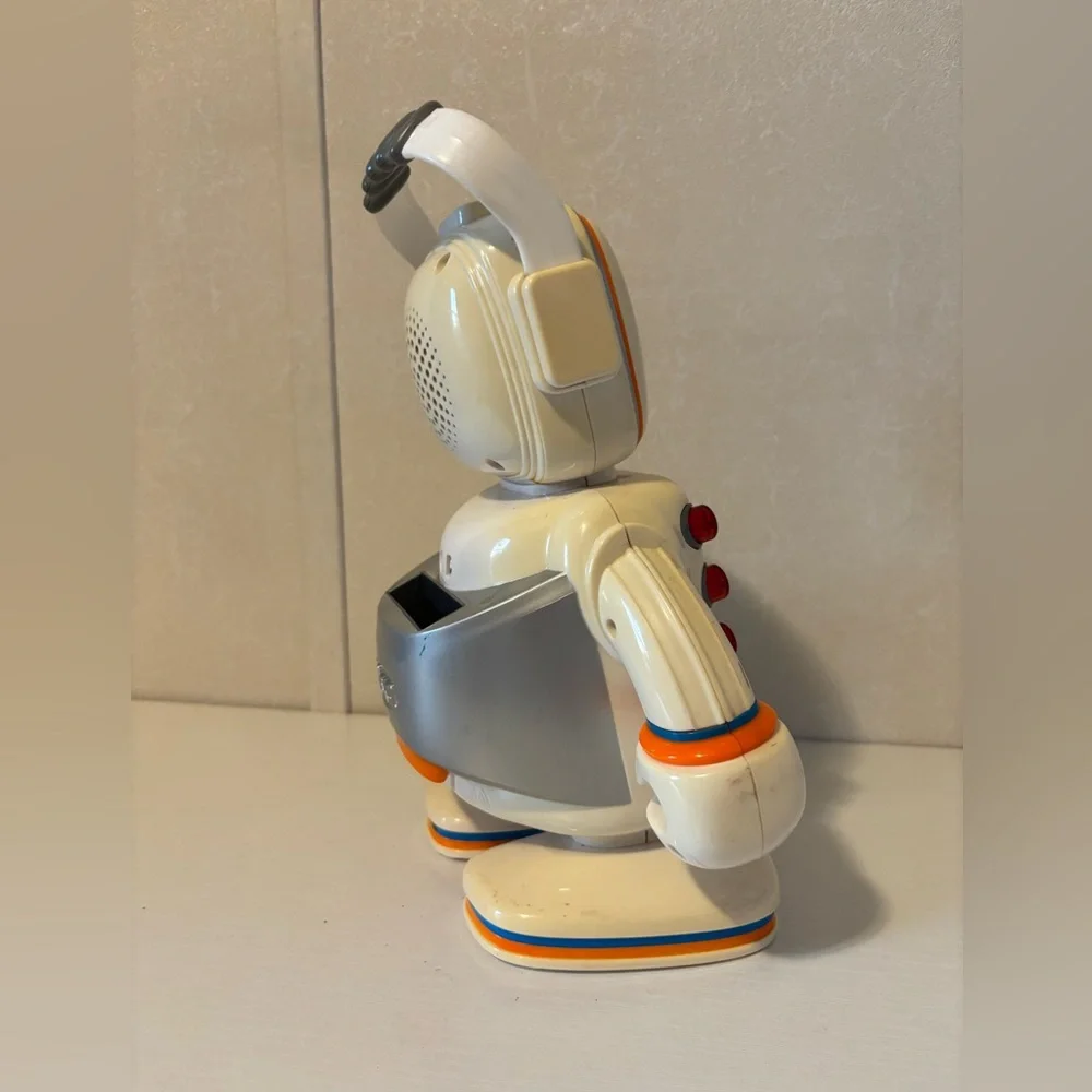 Interactive Alphie  Robot Toy - White and Orange